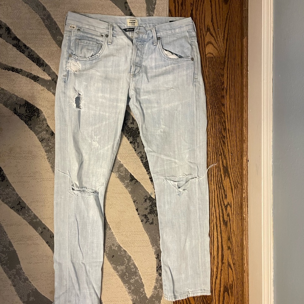 Citizens Of Humanity Light Blue Men's Skinny Jeans
